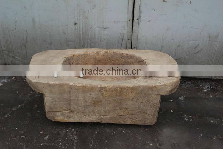 Chinese Antique Funiture Garden Outdoor Wooden Trough