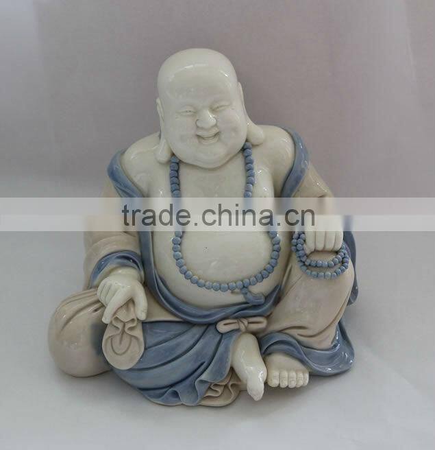 glazed buddha statue