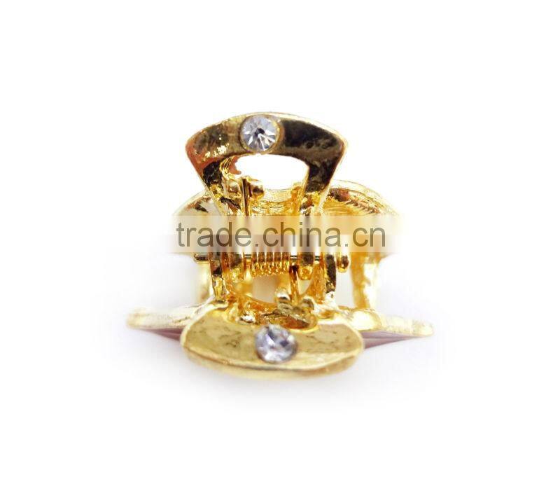 Epoxy Red Lip Alloy Casting Hair Claw For 2014