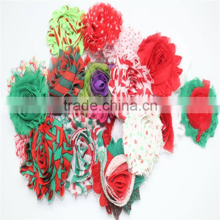 hair bow flower wholesale -hair accessory for baby-high quality chiffon flower