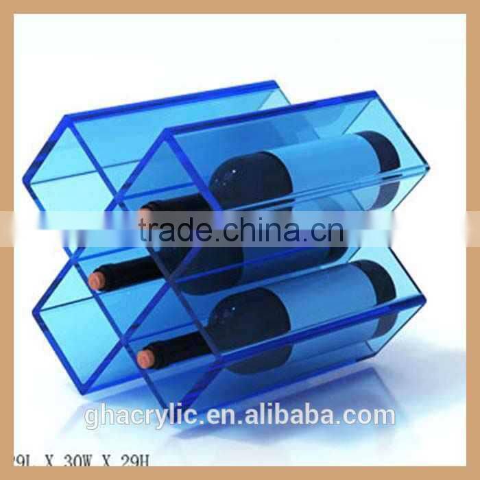 customized acrylic wine display rack