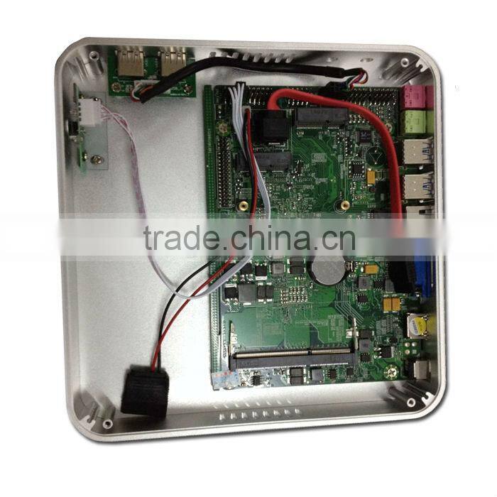 Support XBMC Openelec Windows Linux Ubuntu Intel Core i3 3217U HD 4000 Graphics Desktop Mini Computer With 1*HDMI 4*USB3.0