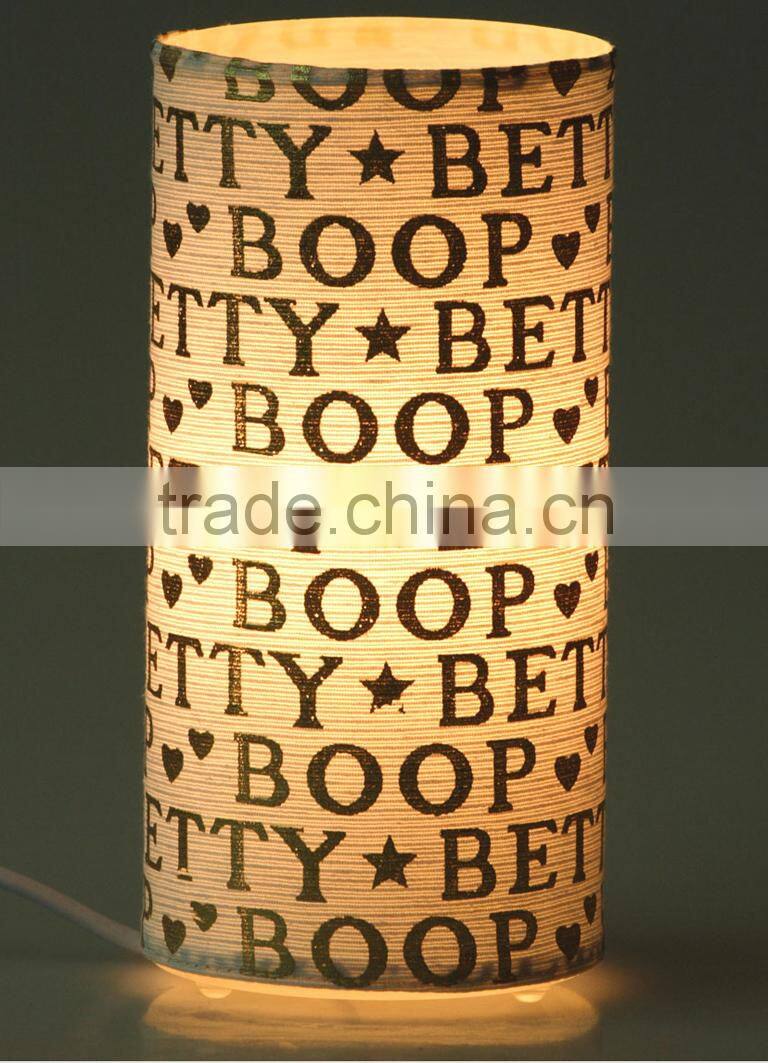 CE ROHS UL denim lamp shade fabric table light hanging fabric shades lamp