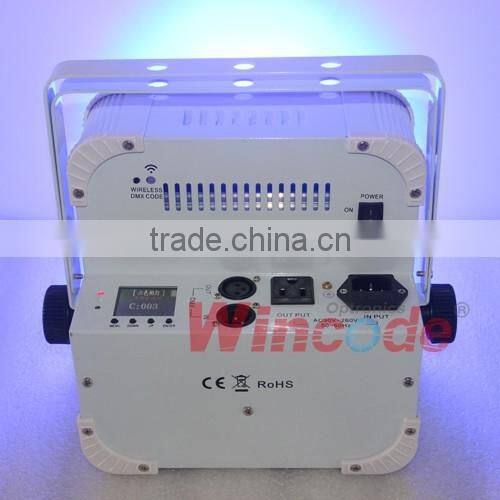 RGBAW+UV 6 in 1 wireless battery led uplights / wireless led uplights / battery led uplights