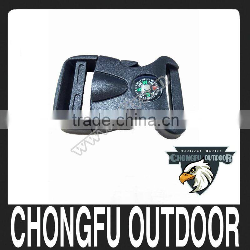 2015 new 3/8'' buckle firestarter whistel buckles with for paracord bracelet