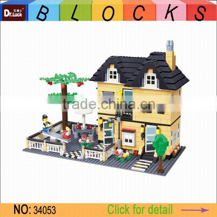 Luxury Villa City Series Kids Bricks Intellect Blocks Toys