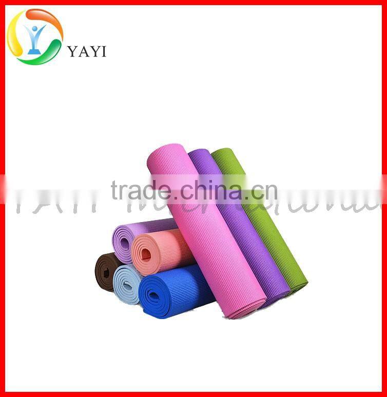 Cheap Yoga Pilates Exercise Lightweight PVC Yoga Mat