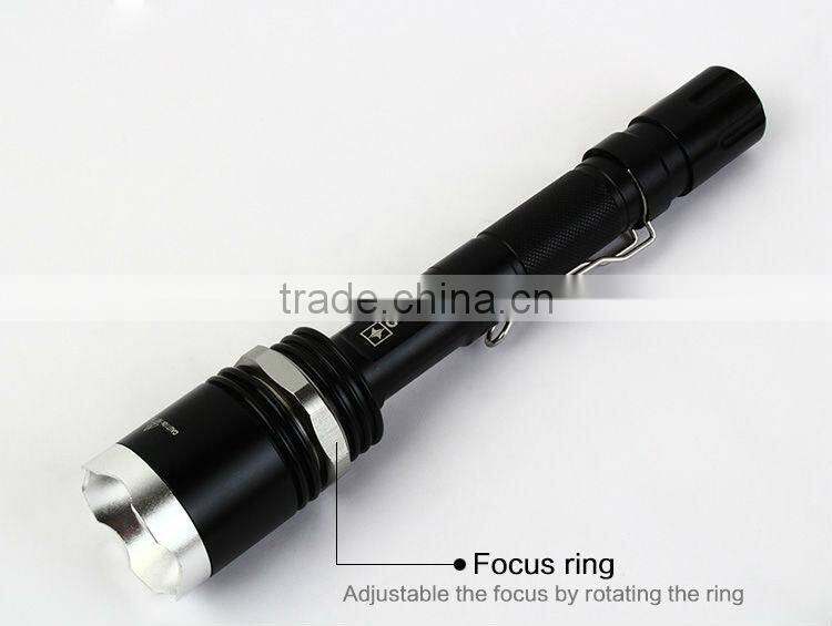 GOREAD Y46 focusabe high bright T6 flashlight T6 5mode torch
