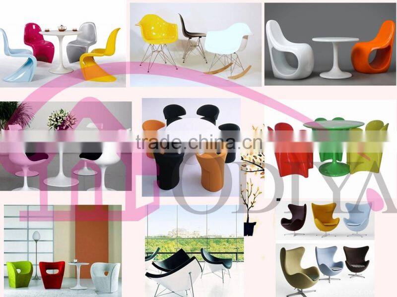 modern fiberglass S shape dining chair,living room chair