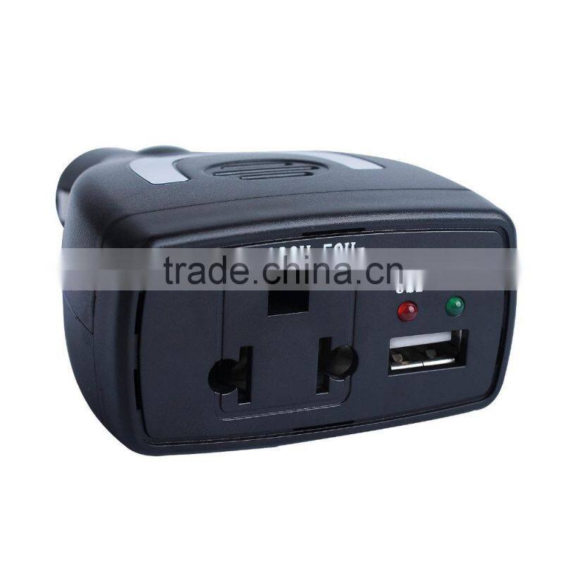 75W car power Inverter dc12v ac220v/110v with usb