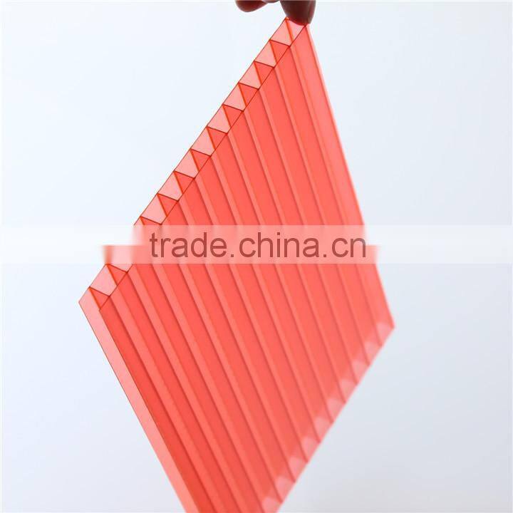 polycarbonat sheet factory 4mm twin wall polycarbonate hollow sheets price for roofing
