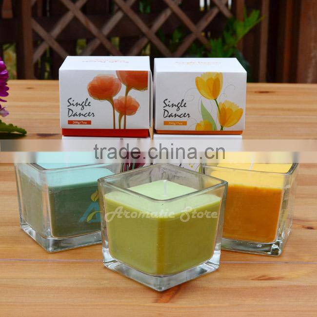 natural scented soy wax candle