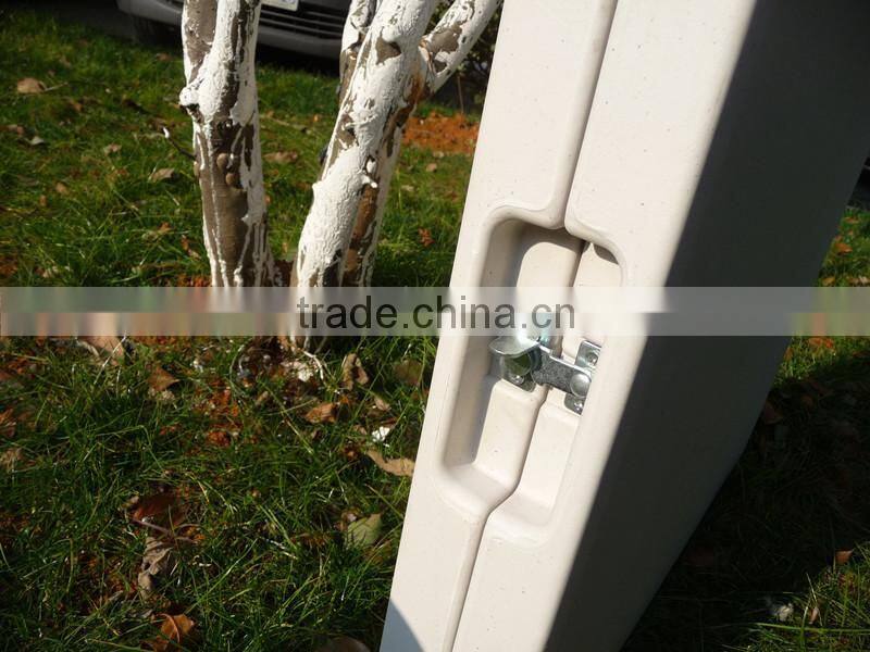 4-foot blow moulded plastic suitcase fold in half table