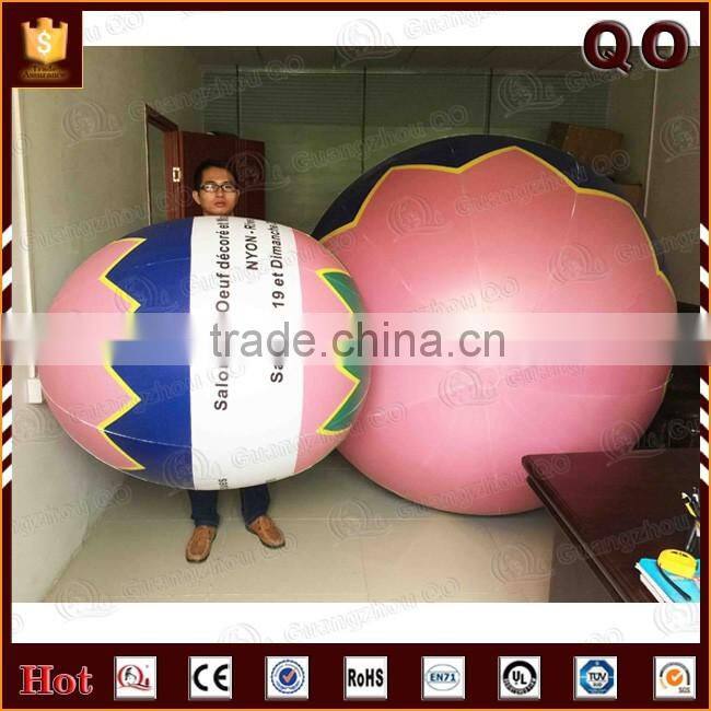 Top selling portable funny inflatable egg for easter