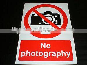 A4 pvc safety exit sign(M-CS084)