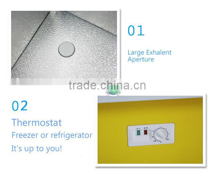 SD-2000D glass door chest freezers commercial solar freezer industrial freezer price