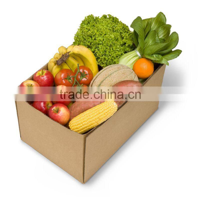 Volume large,profit small corrugated carton box for fruit and vegetable