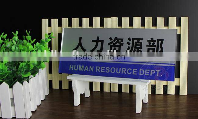 cutomized acrylic Office sign boards. Plastic guide board for office