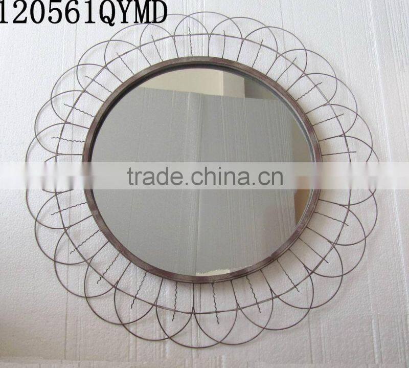 French style flower shaped classic antique mirrors