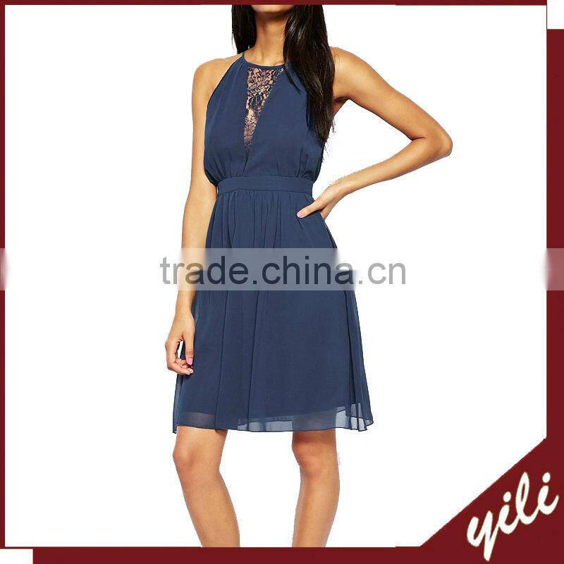 open back chiffon summer dresses for women