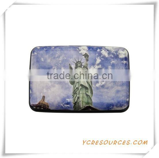Aluminum RFID colorful men metal logo credit business card use bag (TI10034)