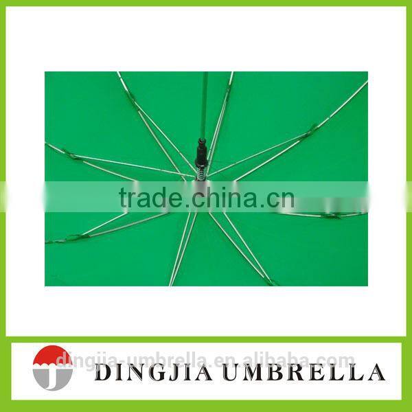 2015 shenzhen gift promotional high quality strong proof green straight umbrella