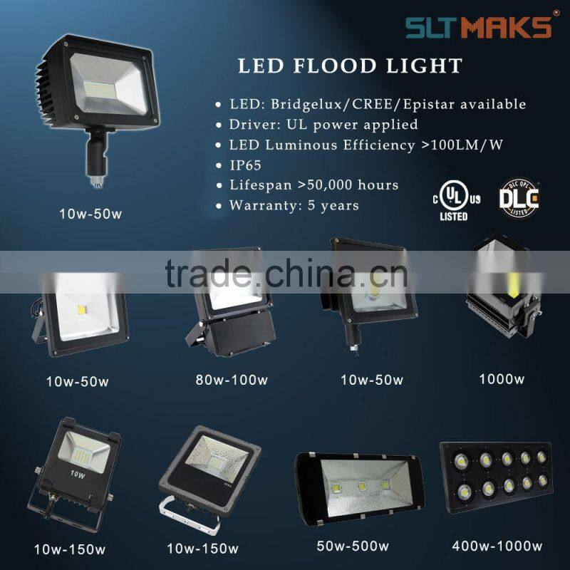 UL cUL ip65 30W 50W LED Flood Light Knuckle Mounted with 3 Years Warranty