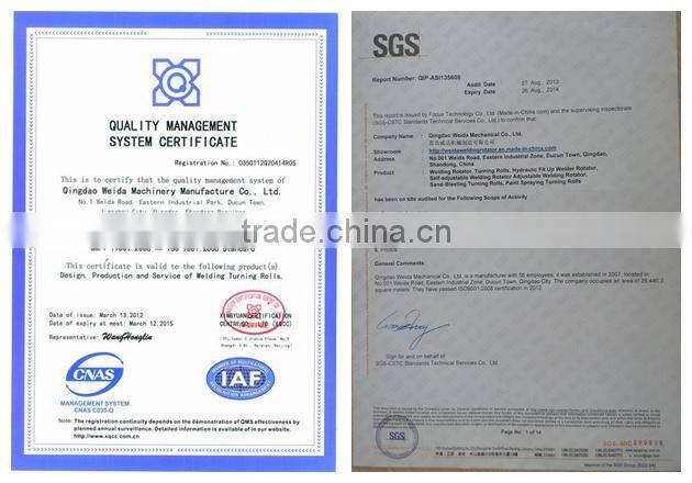 ZT series welding turning rolls for pipe welding