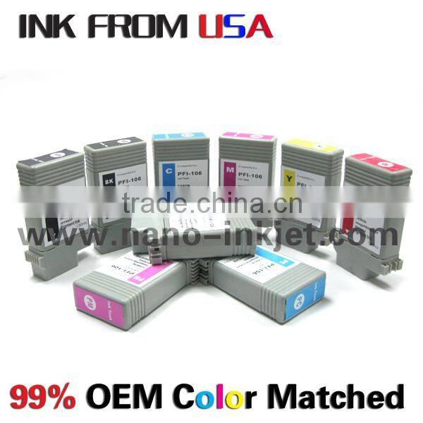 for Canon iPF6400/6450/6400s/6400se PFI-106 Compatible Ink Cartridges