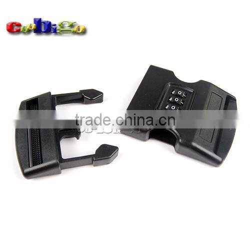 2" Webbing Password Safety Detach Buckle Plastic for Travel Luggage Backpack #FLC418-50B