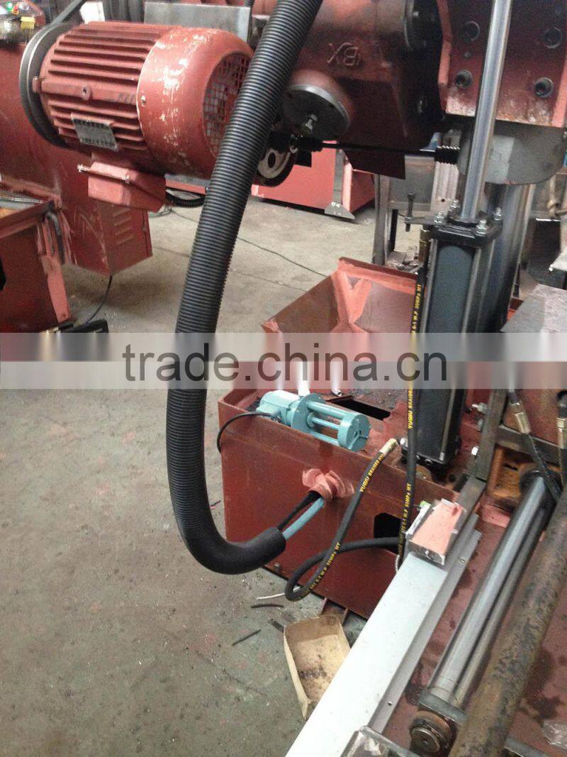 Double column hydraulic sheet metal sawing machine