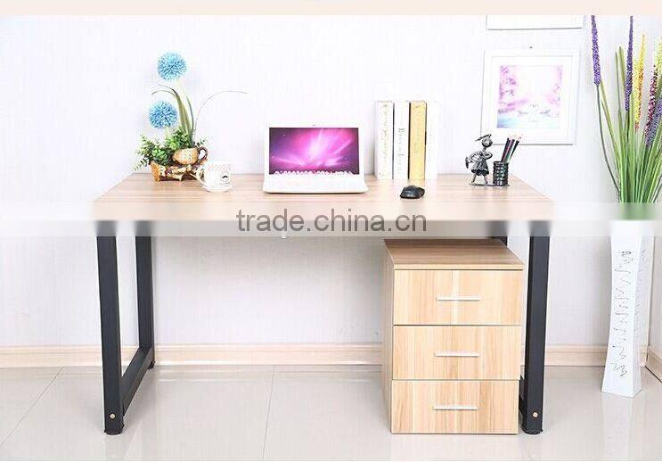 Steel and wood type modern study table computer tabel cheap prices
