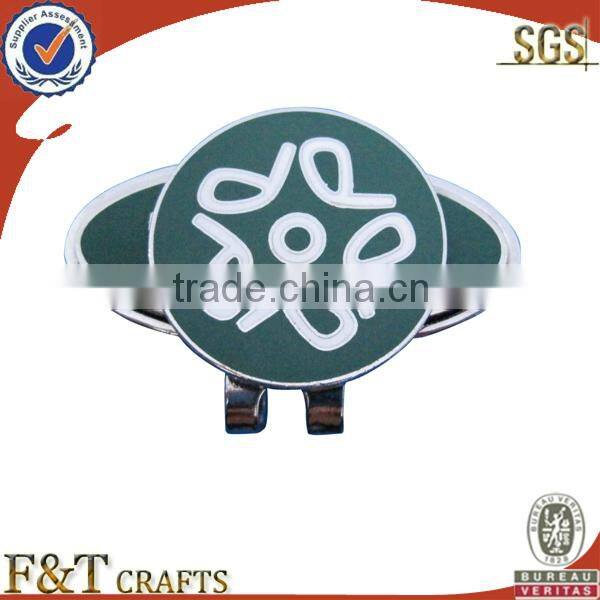 customized sport magnet golf hat clips with ball markers