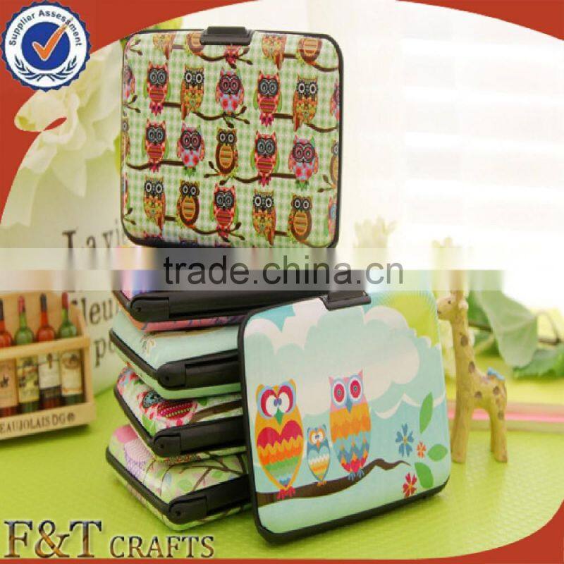 Manufactur metal and leather type name card printing for sales