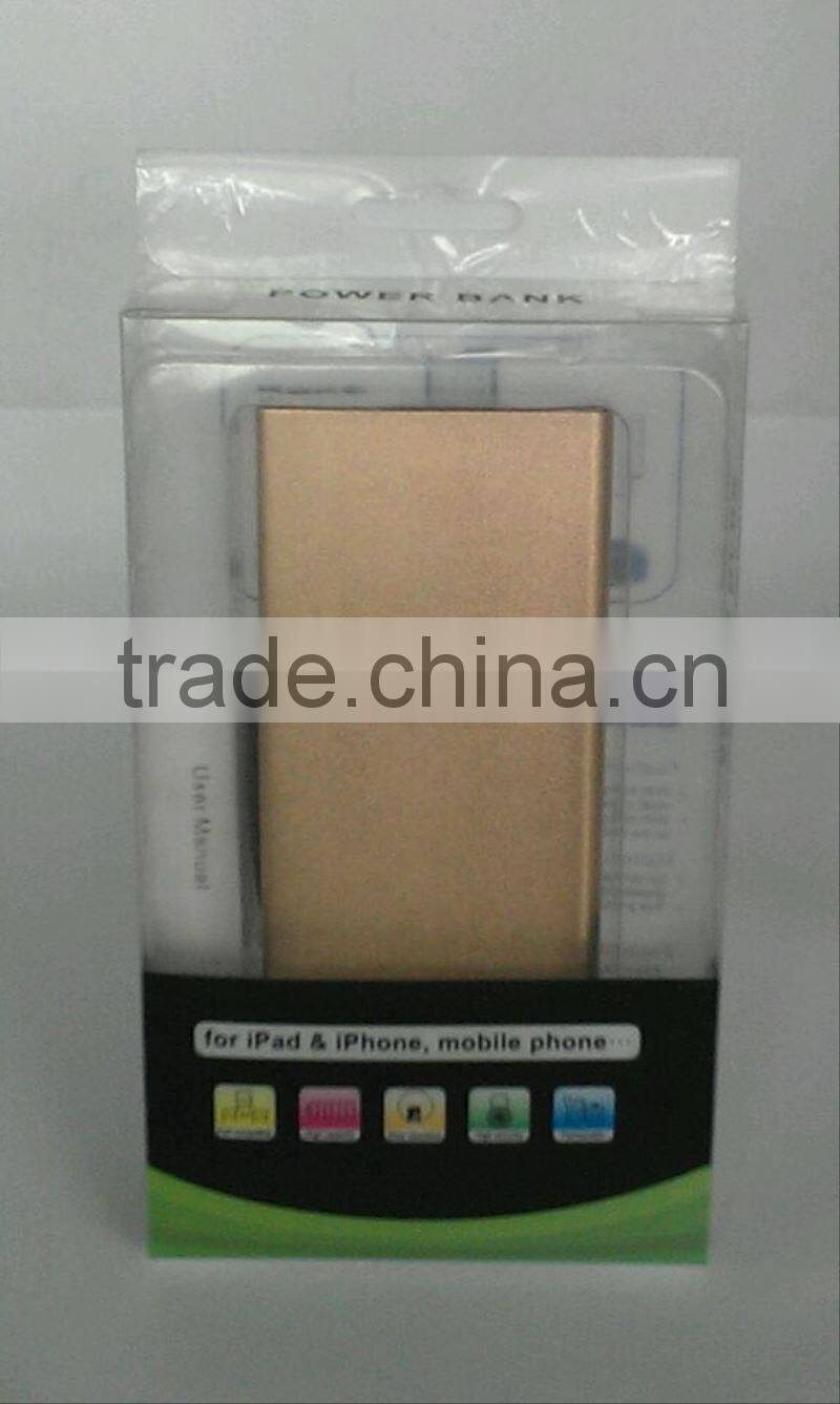 Fashion Custom portable power bank 10000 mah with full capacity