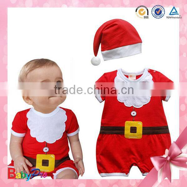 Hot Sale 100% Cotton Baby Christmas Clothes Baby Girl Winter Dress
