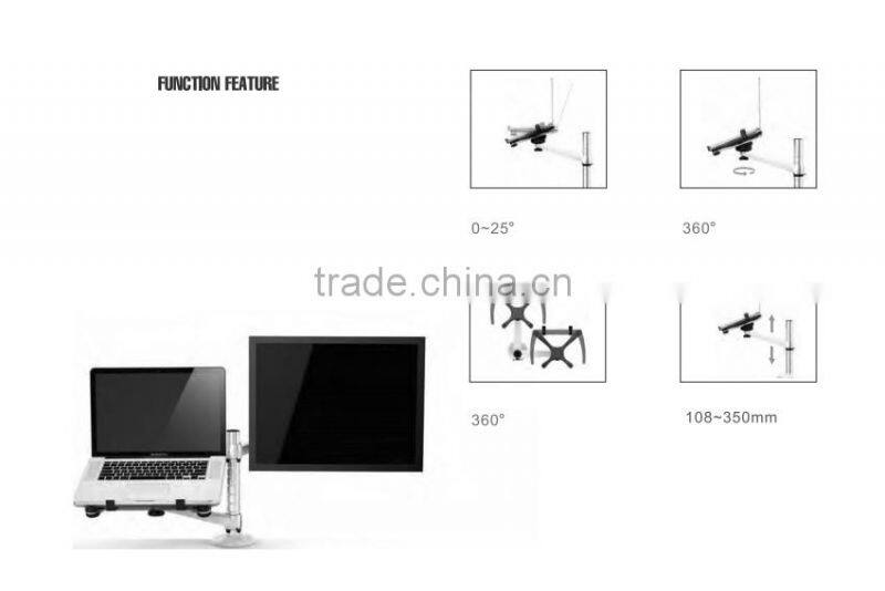 Folding computer bracket portable laptop computer stand