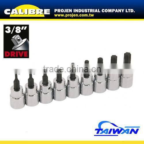 CALIBRE TxP10-50 9pc 3/8"Dr Star Plus Bit Set