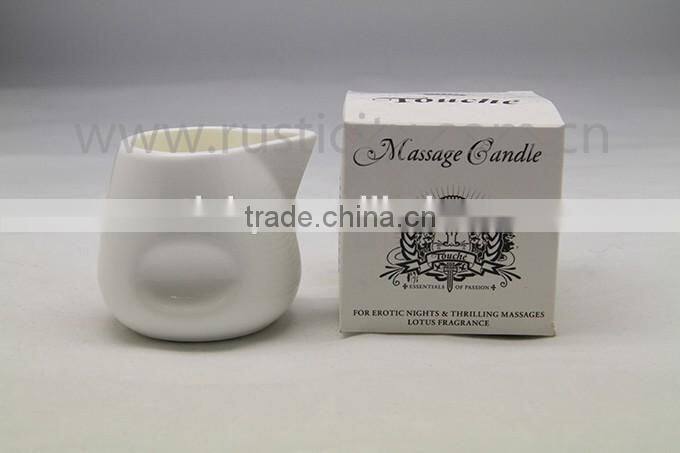 Factory price soy candle, top value sexual massage oil