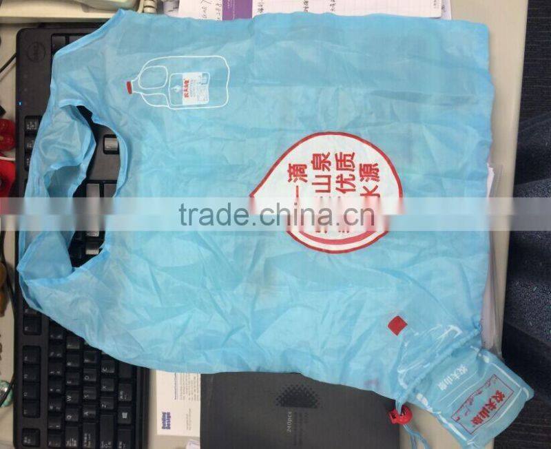 water bottle design foldable shopping bag/shopping bag plastic bag/trolley shopping bag