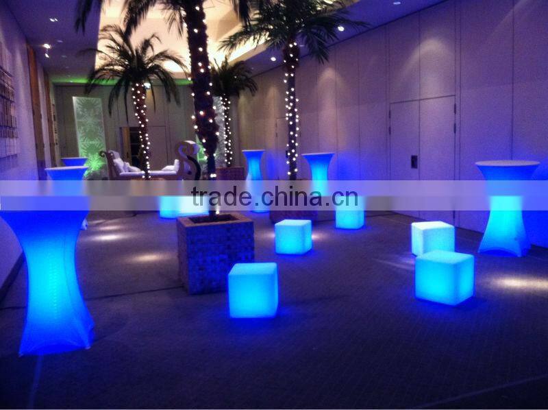 China Factory Iluminated Plastic Led Fashion Bottle Ice Bucket