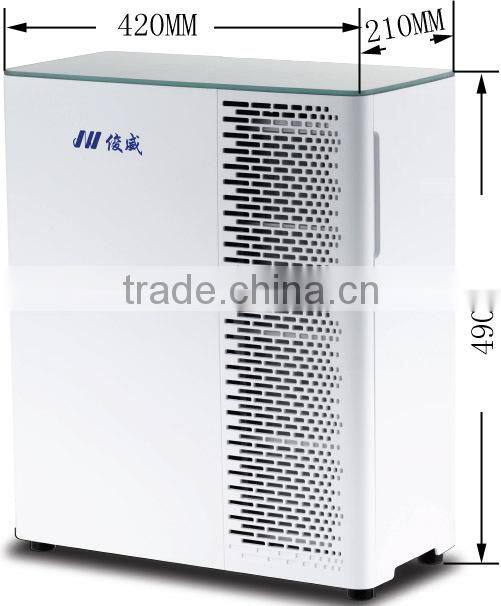 Dust sensor Home Air Purifier with ionizer HEPA filter Active Carbon for smoke office bedroom