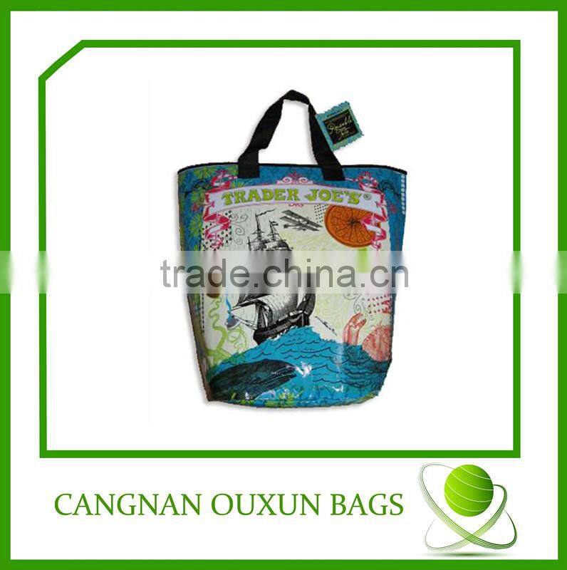 new design recyclable customized eco carrier bag