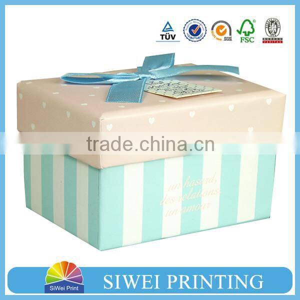 China Elegant Beautiful Jewelry Packaging Paper white square cardboard box