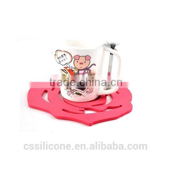 Eco-friendly high quality silicone cup mat HOT sale 100% food grade silicone
