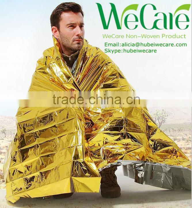 aluminum emergency blankets/foil emergency blanket/wholesale mylar emergency blankets emergency mylar blanket