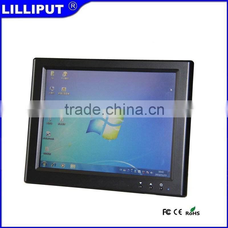 8 inch 4-wire Resistive USB Powered mini usb touchscreen monitor