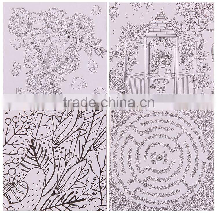 2015 New Hot Selling Hand-paint Secret Garden Book Wholesale
