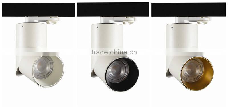 modern fashion black white gold color front frame for led cob track light