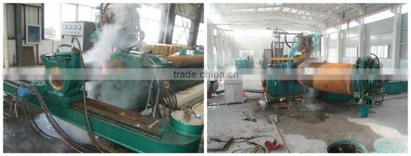 Intermediate frequency heating hydraulic elbows pushing machine
